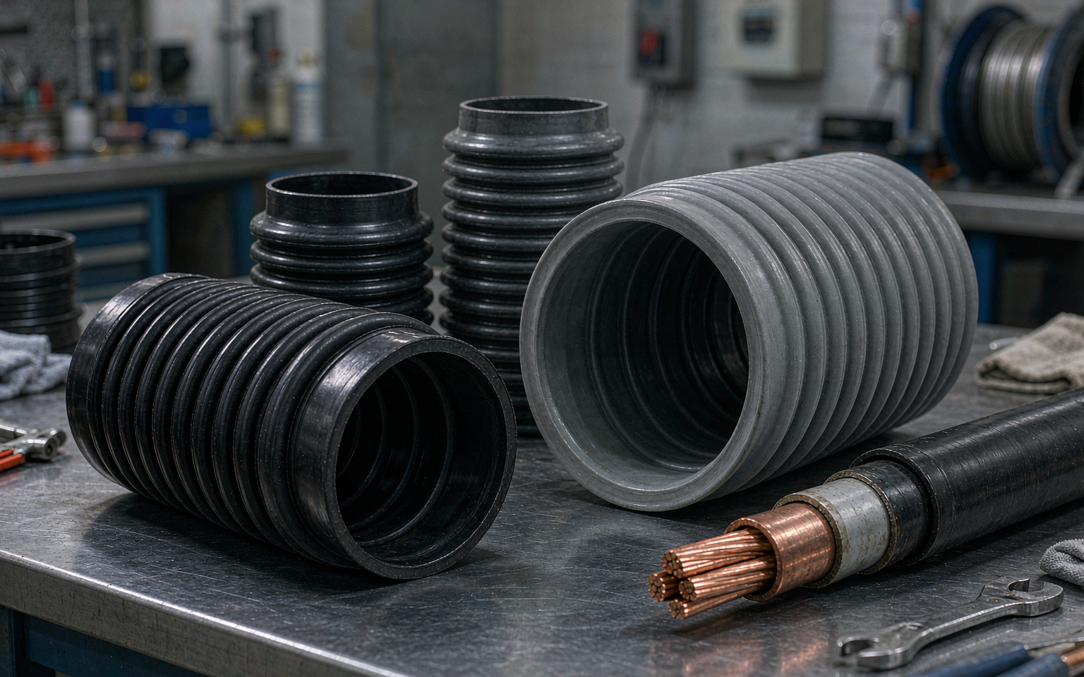 Cold-Shrink Cable Accessories: Grid-Ready Silicone Termination Tubes