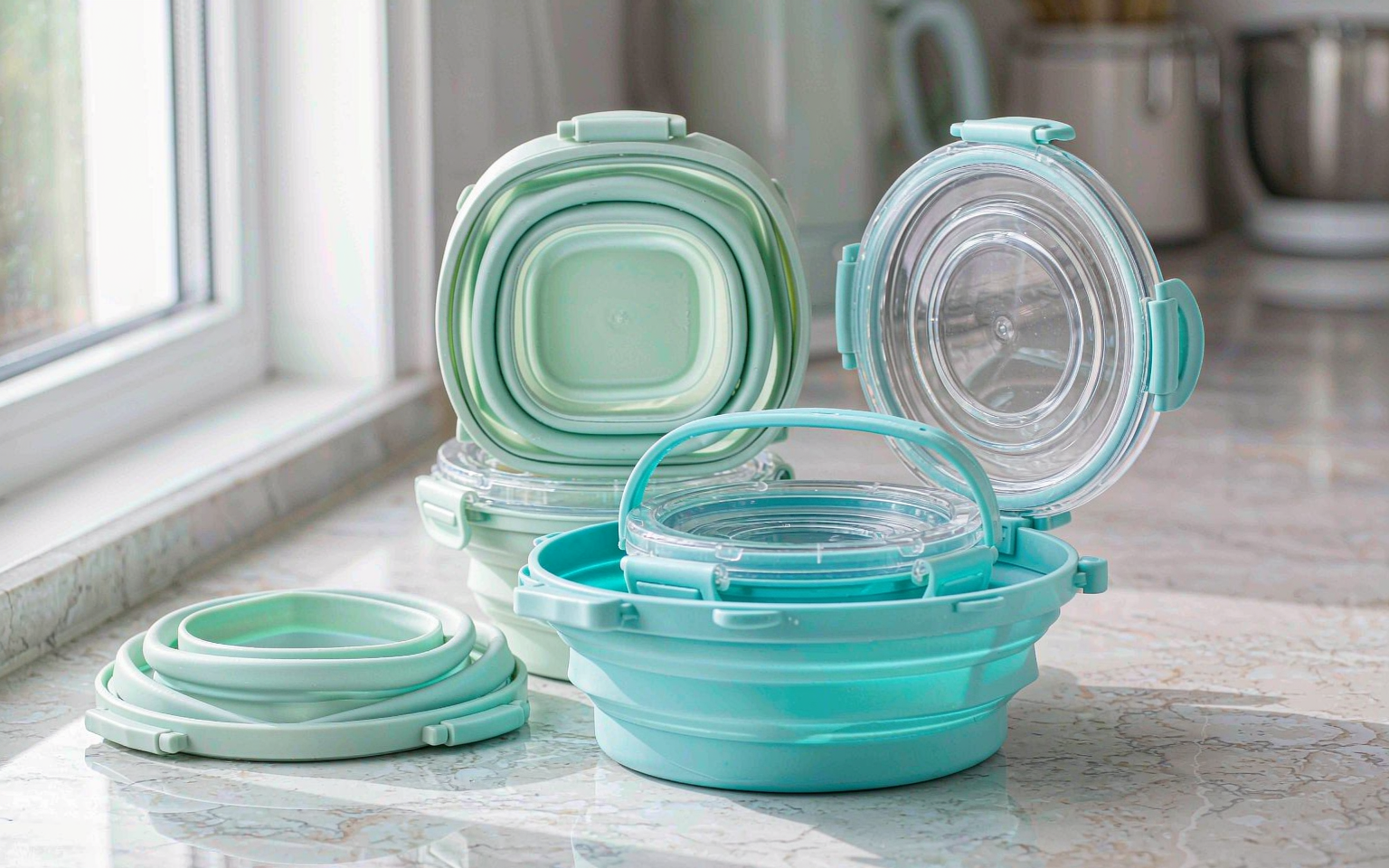 Collapsible Food Containers: LFGB Compliance & 30% Lighter Lids for EU Retail