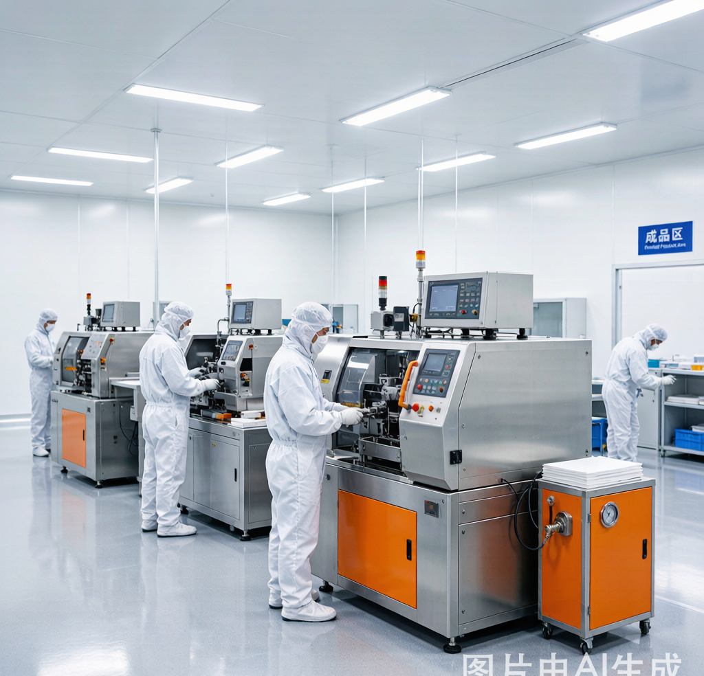 Class-100,000 cleanroom production