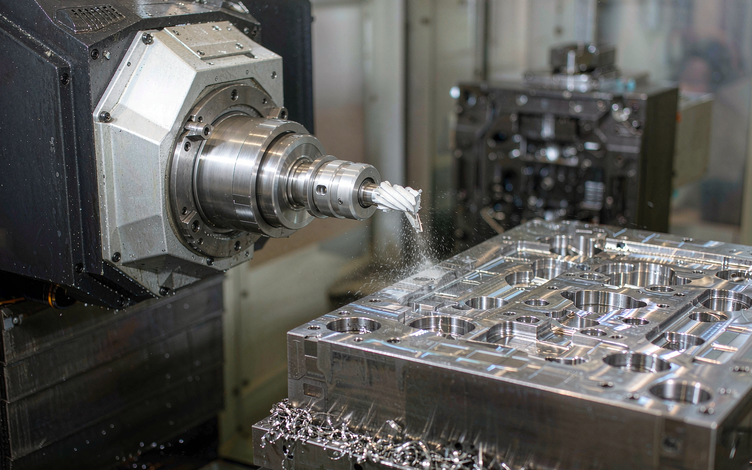 In-house mold making — CNC-machined precision steel tooling