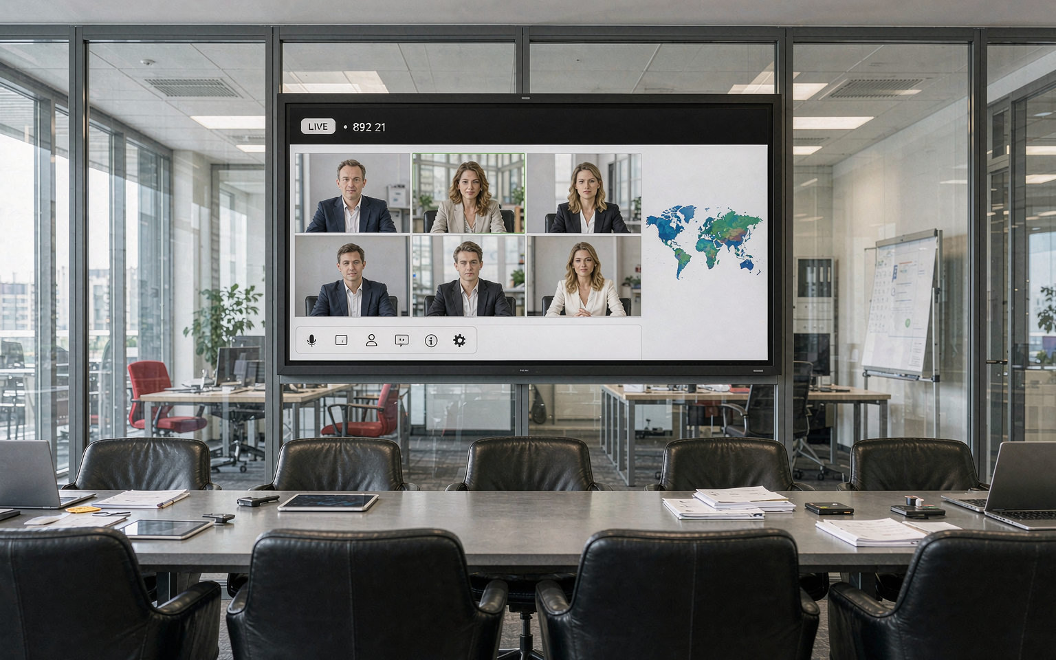 Video meeting room — remote factory audits and project reviews on demand
